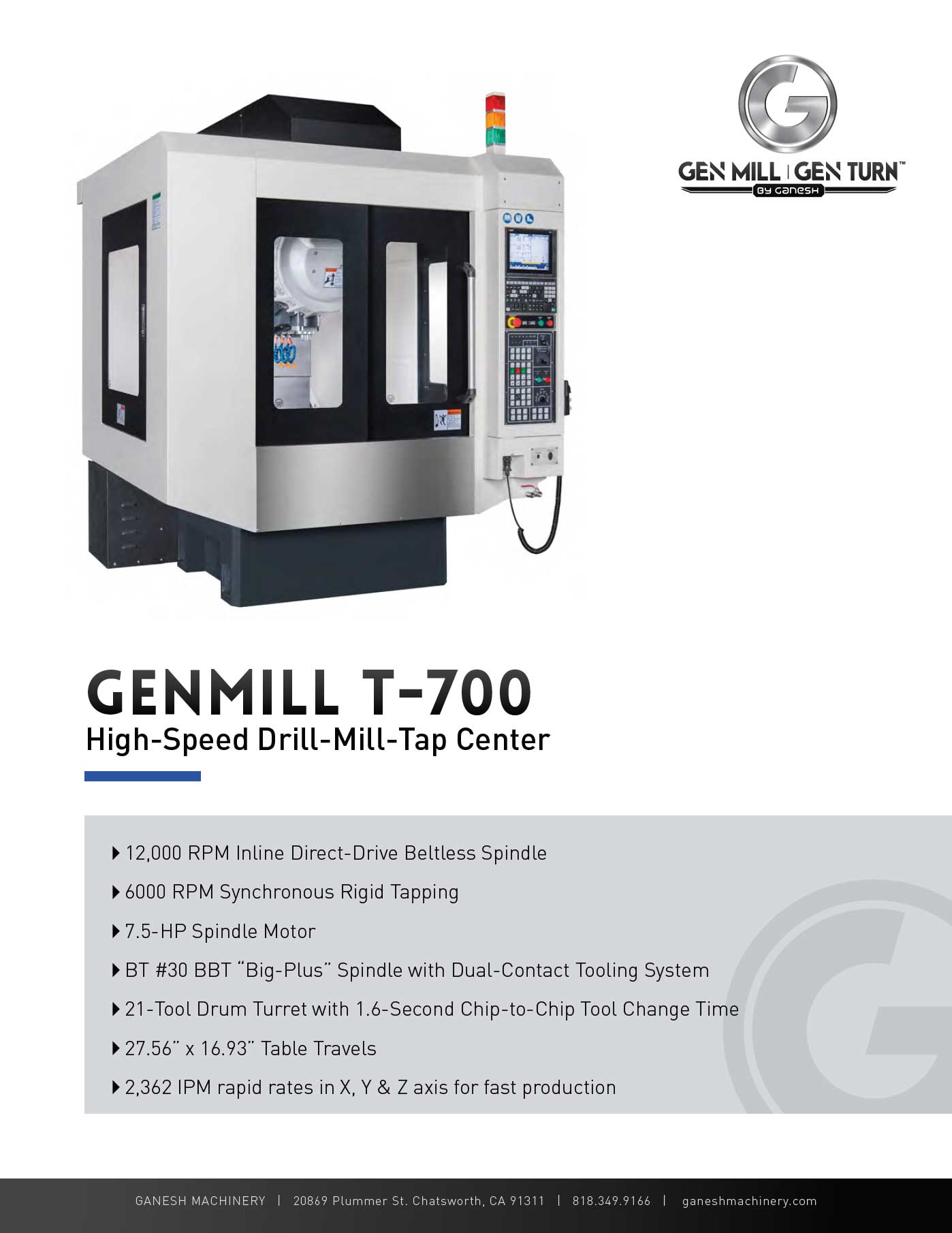 GENMILL T-700 Quote