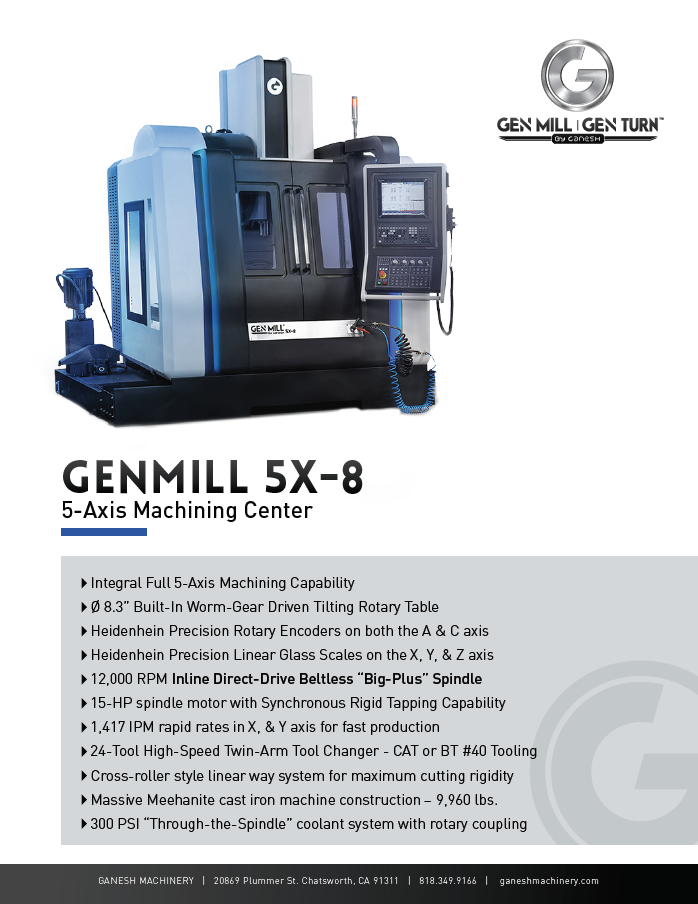 GENMILL 5X-8 Quote