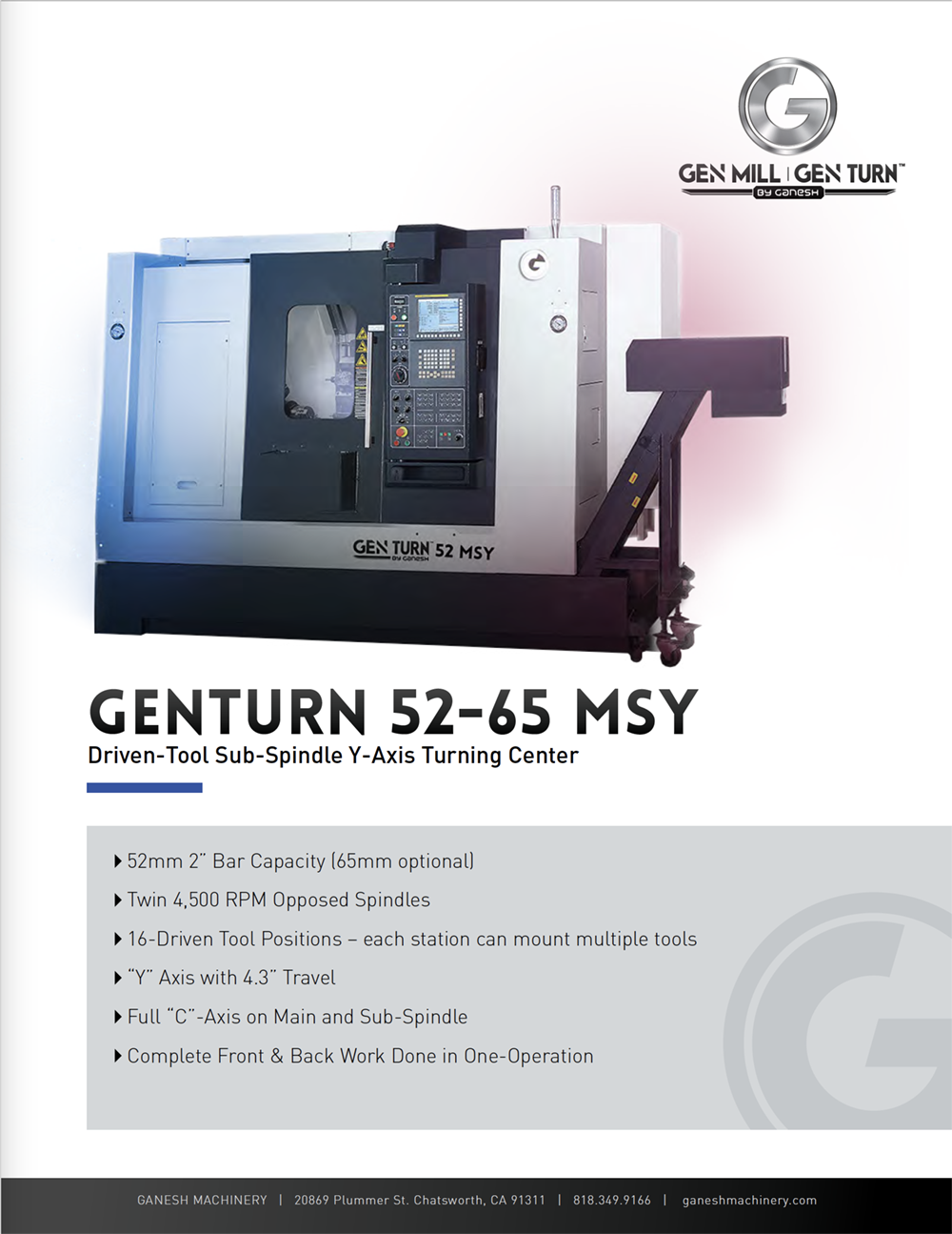 GENTURN 52-65 MSY Quote