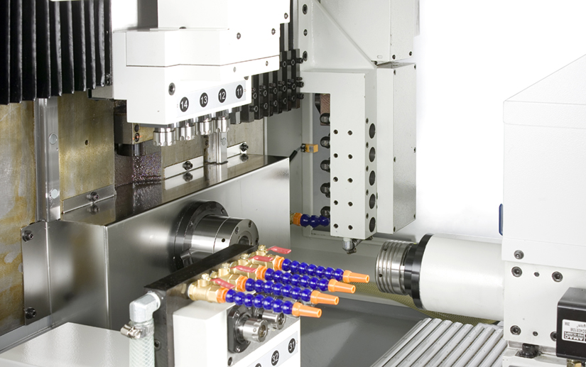 Interior View - Ganesh CNC Swiss Turn Machine - GENTURN 36-CS Interior View - Ganesh CNC Swiss Turn Machine - GENTURN 36-CS