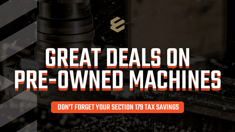 Great Deals On Pre-Owned Machines